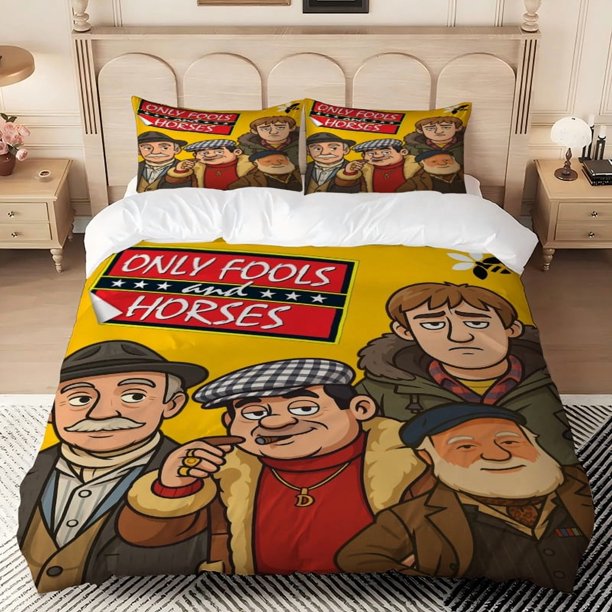 3pcs Only Fools and Horses Peckham Poster Print Bedding Set