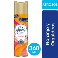 Desodorante Ambiental Aerosol Naranja Y Orquideas Lata 360 Ml Glade