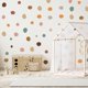 thumbnail image 1 of Adhesivos de pared Vgaruint con lunares irregulares, estilo bohemio, habitación infantil, 1 of 6