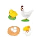 thumbnail image 4 of Figuras Del Ciclo De Crecimiento Animal, Accesorios De Enseñanza Para Niños Y Niñas, Gallina De Aprendizaje Preescolar, 5x5cm, 4 of 5