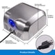 thumbnail image 4 of Secador de manos Goetland, acero inoxidable, 1800 W, automático, paquete de 2, 4 of 8