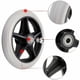 thumbnail image 4 of 2 ruedas de goma de repuesto de 6 pulgadas para silla de ruedas, ruedas delanteras, andador, ruedas de repuesto antideslizantes, accesorios para silla de ruedas., 4 of 5