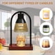 thumbnail image 2 of Lámpara de cera sin humo, lámpara de aromaterapia, lámpara de aromaterapia, calentador de aceite de incienso para el hogar y la oficina, lámpara decorativa aromática., 2 of 7