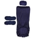 thumbnail image 4 of Fundas De Asiento De Silla De Oficina Para Silla De Juegos De Oficina Sillas Giratorias De Escritorio Para Computadora Azul Marino, 4 of 5