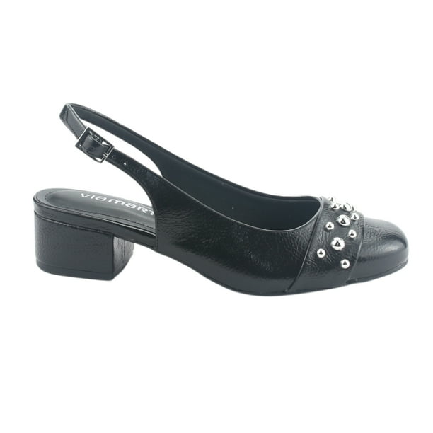 Zapato Via Marte Mujer 070-008-01 Negro Casual