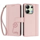 thumbnail image 3 of Funda Cartera Trébol para Xiaomi Redmi Note 13 4G con Ranuras Tarjetas y Carga Inalámbrica Rosa, 3 of 6