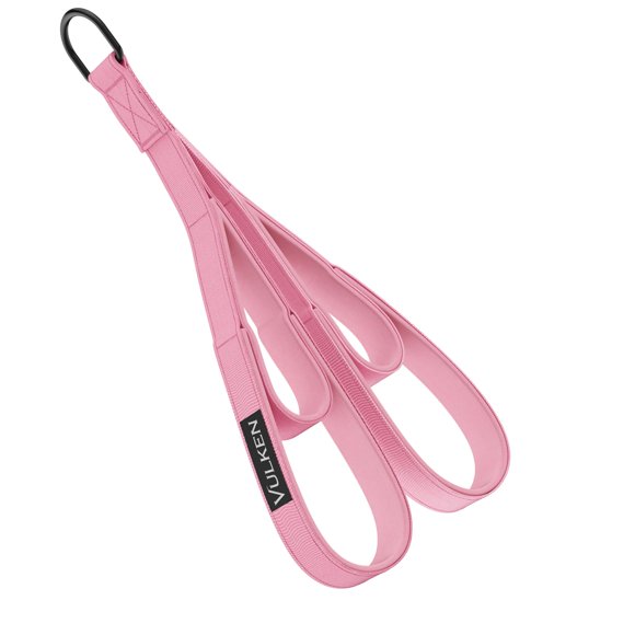 Cuerda para tríceps Vulken 61 cm y 43 cm, equipo de gimnasio rosa