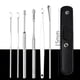 thumbnail image 1 of 6Pcs Ear Cleaner Wax Removal Tool Earpick Stick Springs Reusable Cleaning Earwax Spoon Swab Stainless Steel Ear Cure Health Kits, 1 of 3