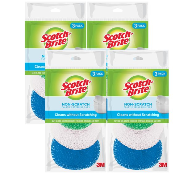 Almohadillas de fregado Scotch-Brite anti‑rayado (12 unidades)