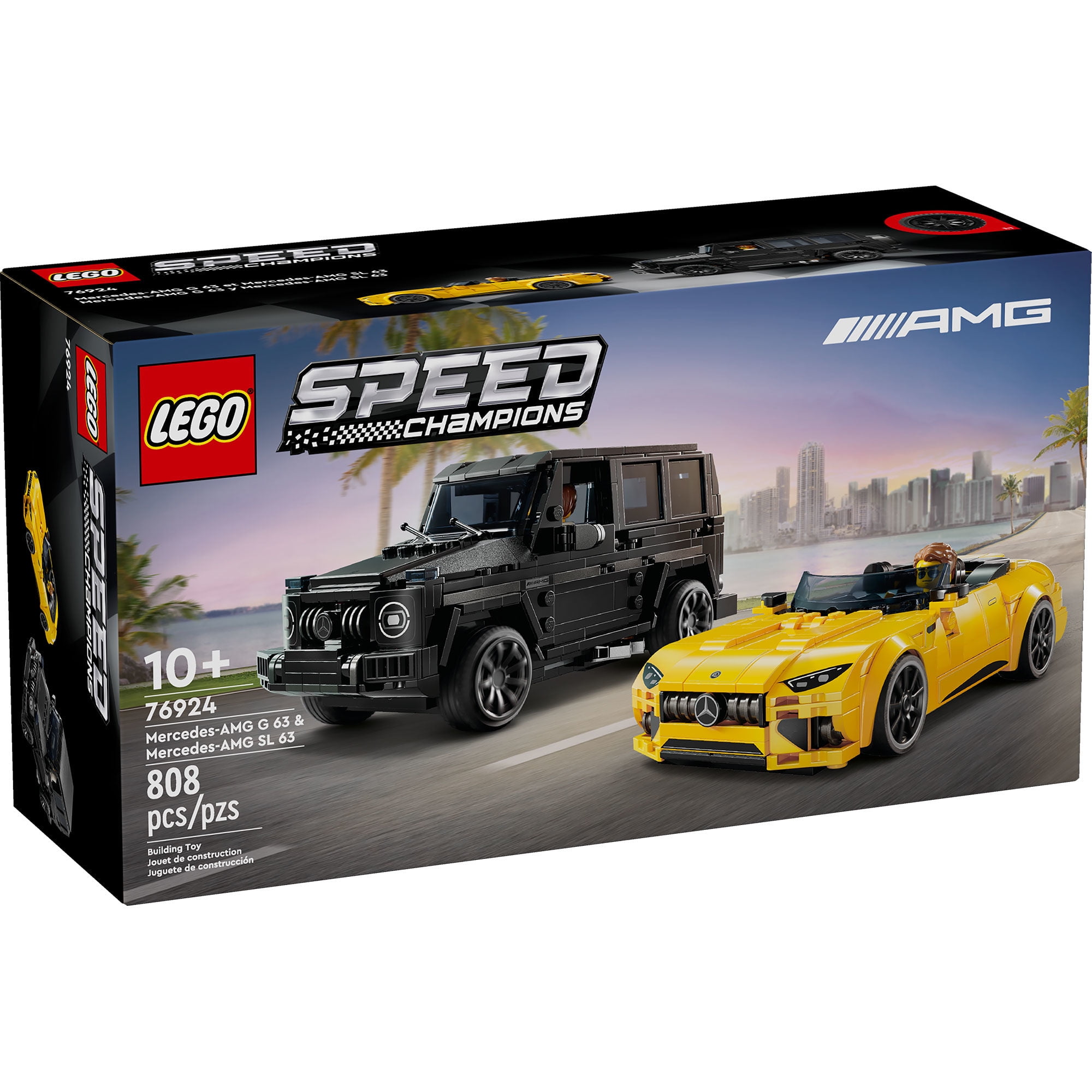 Lego - Bloques De Construcción Mercedes-Amg G 63 Y Mercedes-Amg Sl 63
