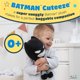 thumbnail image 2 of Peluche KIDS PREFERRED WB DC Batman Cuteeze 30 cm para bebé, 2 of 6
