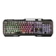 thumbnail image 3 of Kit Teclado Mouse Alambric Gamer Retroiluminado Pc Notebook negro, 3 of 7
