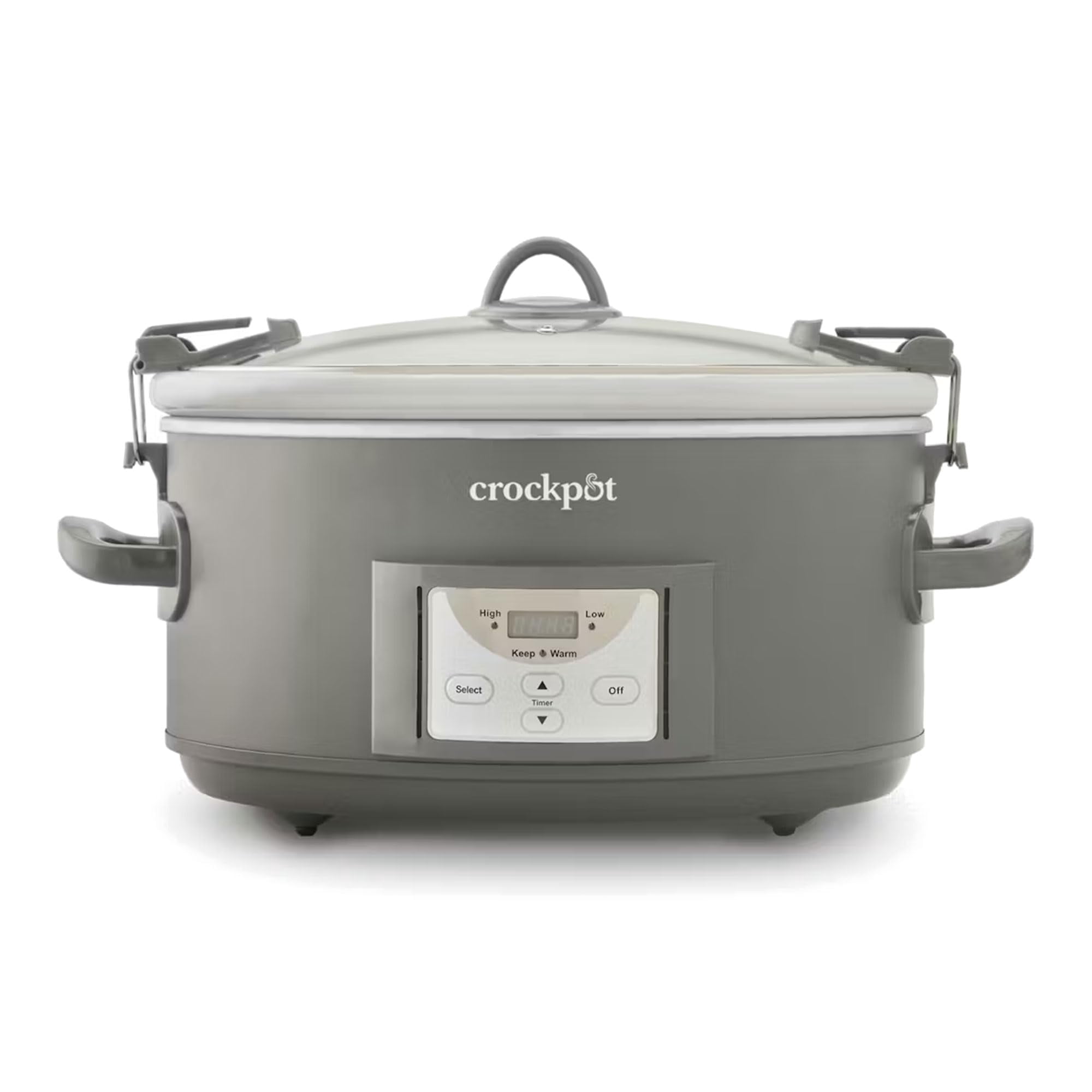 Crock-pot - Olla De Cocción Lenta Con Tapa Con Cierre Para Olla De Cocción Lenta, 6 Litros, Color Verde