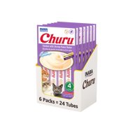 Inaba - Churu Cat Pollo Y Camarón 14G X4 | Pack 6 Unidades
