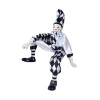 Magideal - Muñeca De , Colección De Figuras De , Juguete, Muñeca De Arlequín Vintage, Figura De Muñecas De Para Manualidades, Recuerdos De