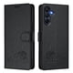 thumbnail image 1 of Funda tipo cartera FOXDOCK para Samsung Galaxy A16 con soporte, ranuras, RFID, diseño de gato, 1 of 5
