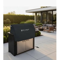 En Vara'S Meats & Grill Accessories - Funda Cobertor Para Parrilla Empotrable Black 5 Quemadores
