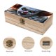 thumbnail image 3 of Pennywise, el Payaso Caja Organizadora de Madera Rústica - Caja Decorativa Multifuncional para Escritorio, Hogar, Oficina, Joyas y Manualidades, 3 of 6
