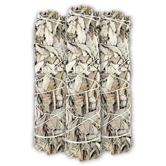Sage Smudge Smudge Sticks ESPOIR & AMOUR White Sage, 18 cm, paquete de 3