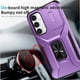 thumbnail image 2 of Funda Armada para Samsung Galaxy S23 FE con Tapa Deslizante y Soporte Magnético Giratorio Morado, 2 of 5