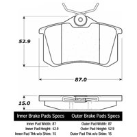 Pkw - Pastillas Freno Para Auto 803.03400