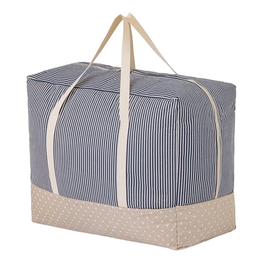 Regalwoven 1 Paquete De Almacenamiento De Ropa, Bolsa De Almacenamiento, Bolsa De Mudanza Para Organizar Edredones, Organizador De Armario Y Almacenamiento Con Asas Azul Claro 18.9*13.8*9.8in