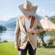 thumbnail image 5 of Traje casual ajustado para hombre, traje de vaquero, traje formal, traje casual ajustado., 5 of 5