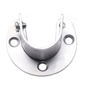 Magideal - Zócalo Para Poste De Armario Soporte Para Barra De Armario Zócalo Para Barra De Cortina De Acero Inoxidable. Soporte De Varilla Con Brida Para Palanca Diámetro Interior 20 Mm