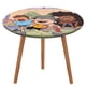 thumbnail image 1 of The Nutty Boy-theme Fitted Round Tablecloths Elastic Edged Table Covers Waterproof Table Cloth for Kitchen Holiday Party Tables Decor 120cm, 1 of 6
