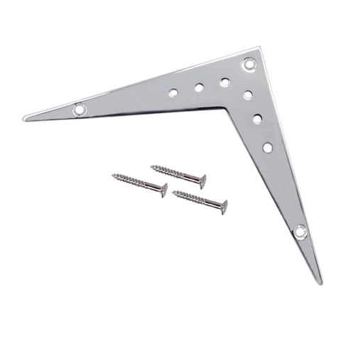 Magideal - V Style Guitar Tailpiece Parts Accesorios, Reemplazo, Portable V Style Guitar Bridge Tailpiece Para Principiantes, Guitarra Eléctrica Musical, Argén