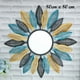 thumbnail image 3 of Espejo Deco Mural Boho Modern Plumas De Metal 80 Cm, 3 of 6