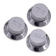 thumbnail image 3 of Perillas De Control De Velocidad De Timbre Y Volumen Para Guitarra SQ 2pcs T 1pcs V Silver, 3 of 5
