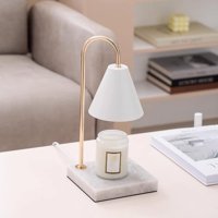 Santú Home & Deco - Lámpara Calentadora De Velas Aromáticas Blanco