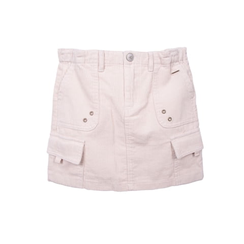 Pillin - Falda Niña Cotelé Bolsillos Cargo Arena