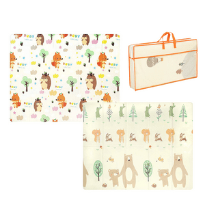 Mundo Online - Alfombra Antigolpe Bebe Plegable Reversible + Bolso