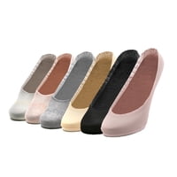 Giovacchino - Pack De 6 Calcetines Invisible Algodón Mujer