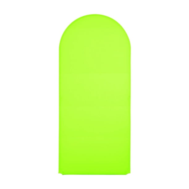 Cubierta de arco de arco de arco de la boda cubierta de marco moderno con telón de fondo arqueado con cremallera para propuesta romántica decoración Green de 6.6 pies