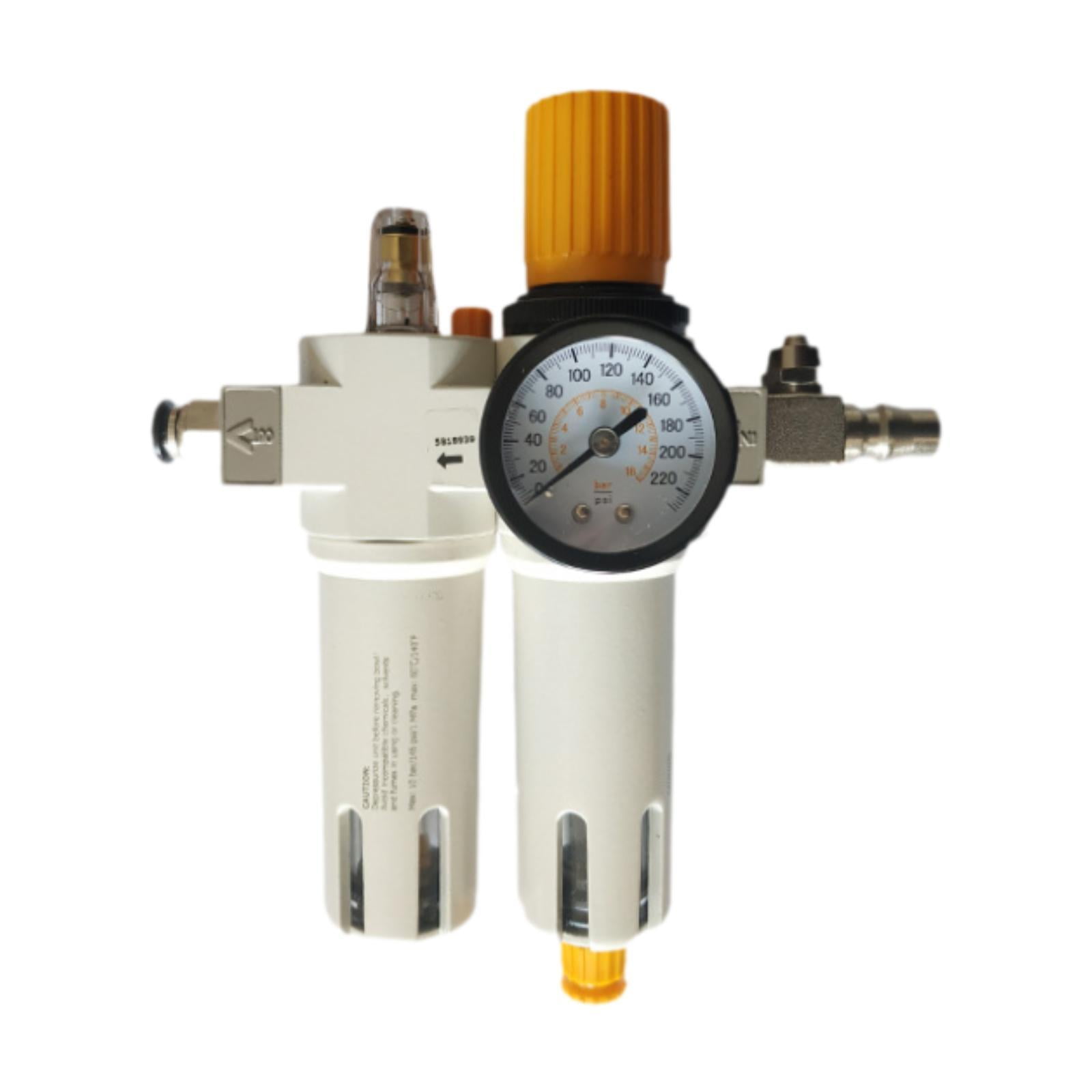 Ioensy - Regulador De Presión De Aire, Herramienta De Separación De Agua Y Aceite Para Bricolaje, Resistente A Altas Presiones