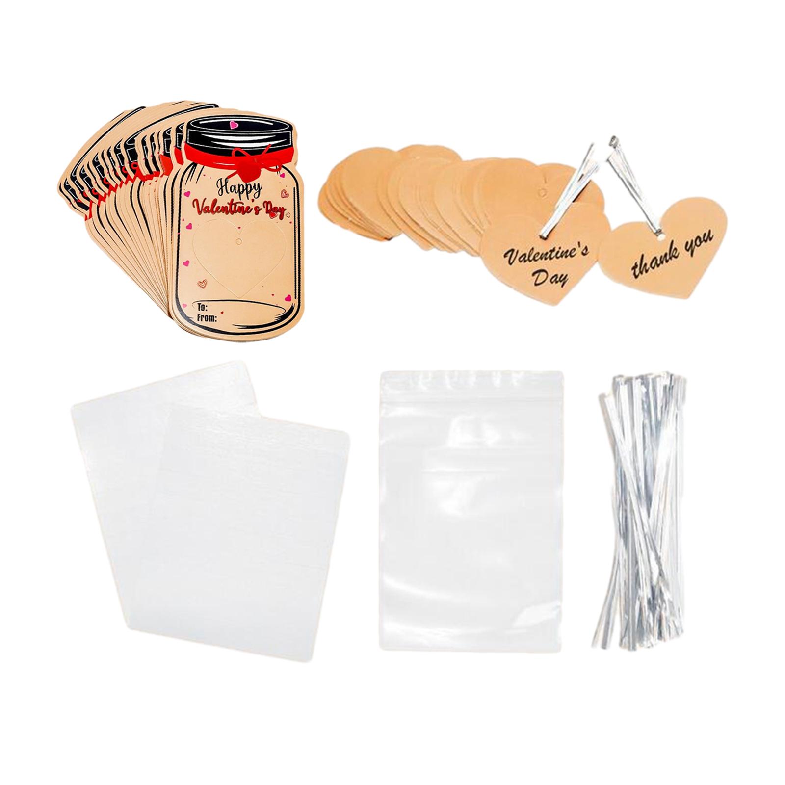 Magideal - Tarjeta De Felicitación De San Valentín En Forma De Botella, Tarjetas De Felicitación Del Día De San Valentín, Con Tarjetas De San Valentín De Corazón