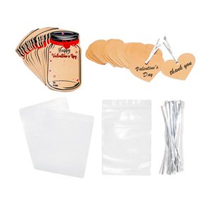 Magideal - Tarjeta De Felicitación De San Valentín En Forma De Botella, Tarjetas De Felicitación Del Día De San Valentín, Con Tarjetas De San Valentín De Corazón