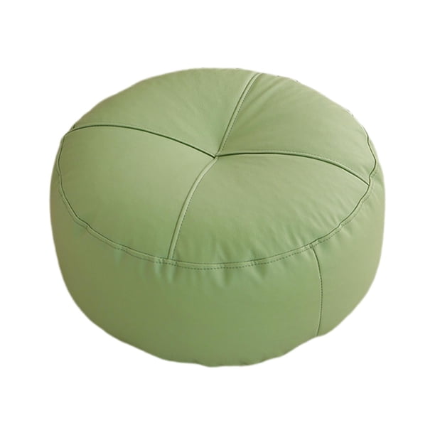 Cojín de suelo, cojines de tatami, futón redondo, cojín de suelo, cojín de patio para el hogar, comedor, balcón, interior, exterior, mascota durmiendo verde claro