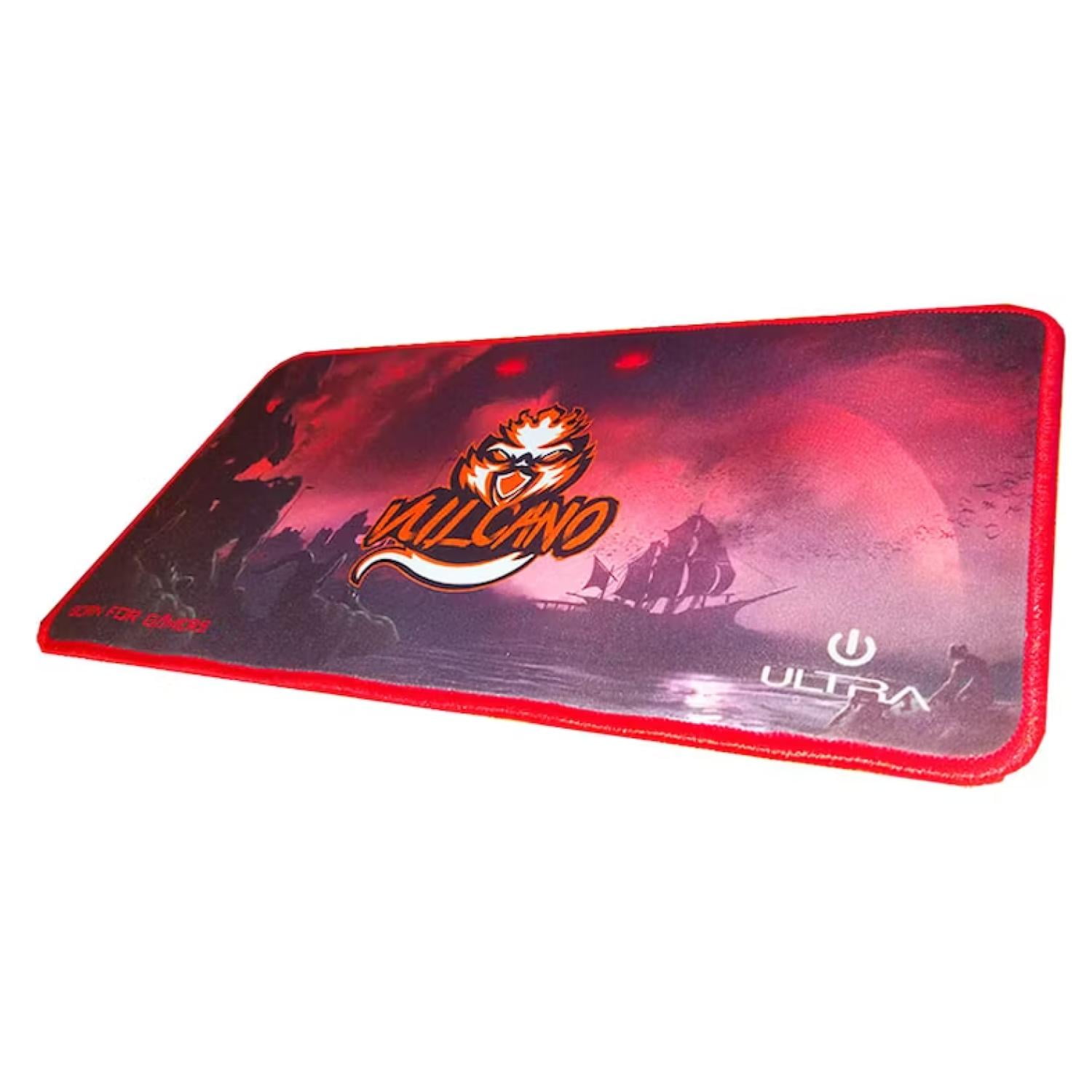 Ultra - Mousepad Gamer Xl 20x40cm Rojo Vulcano