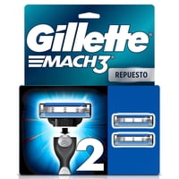 Repuestos De Afeitar Mach3 Con Hojas Más Afiladas 2 Un Gillette