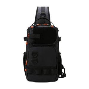 Ioensy - Mochila Con Bandolera Para El Pecho, Bolsa De Pecho Para Pesca, Bandolera Para Deportes De Senderismo, Color Negro