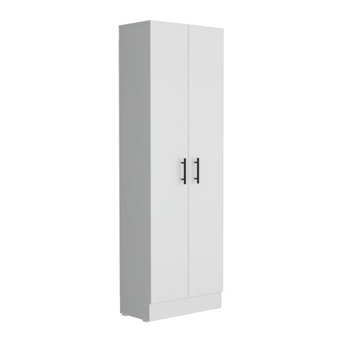 Fmfurniture - Mueble Despensa Multiusos 170X56X30,2 Cm Blanco