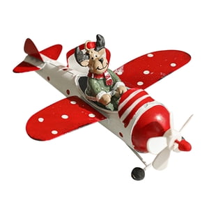 Bothyi - Decoración Navideña Con Aviones, Suministros Para Fiestas, Estilo Chimenea Para Dormitorio Navideño C