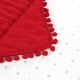 thumbnail image 2 of Cubrecama de AlgodonKing pompon Rojo, 2 of 2