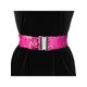thumbnail image 4 of INSPIRE CHIC Cinturones Anchos Brillantes para Mujer con Hebillas de Interbloqueo Decoración de Lentejuelas Cinturones Elásticos 2PCS Rojo Rosado, 4 of 6