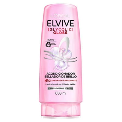 Acondicionador Glycolic Gloss 680 Ml Elvive