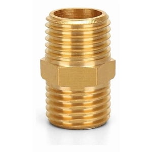 Genérica - Conector 1/2 X 1/2 He/He Niple Adaptador Baño Cocina Ducha